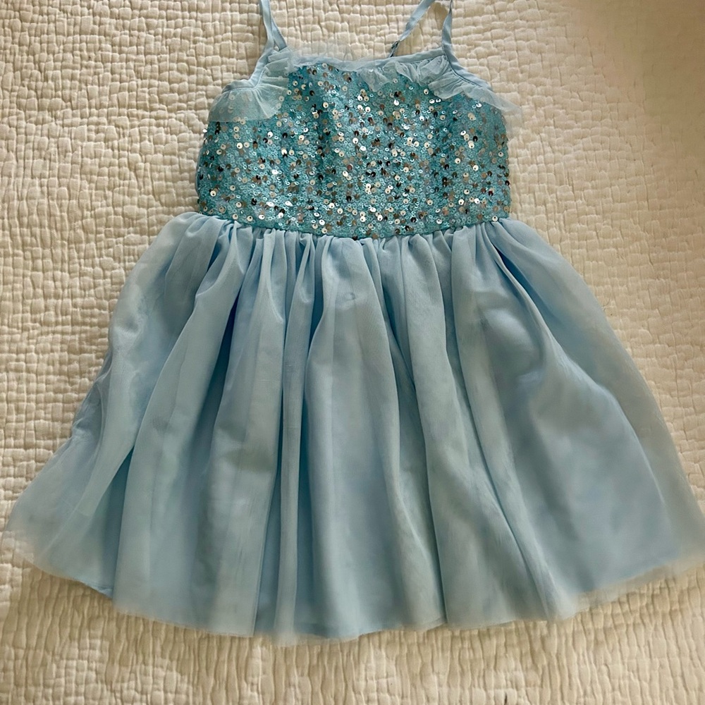 Cat & Jack Sparkling Aqua Formal Dress